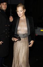 KATE MOSS Leaves Ara Vartanian x Kate Moss Launch Party in London 05/17/2017