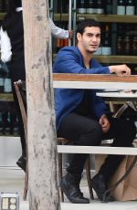 KATHARINE MCPHEE and Elyes Gabel Out for Lunch in Beverly Hills 05/08/2017