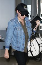KATHERINE LANGFORD at LAX Airport in Los Angeles 05/09/2017
