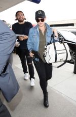 KATHERINE LANGFORD at LAX Airport in Los Angeles 05/09/2017