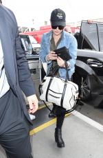 KATHERINE LANGFORD at LAX Airport in Los Angeles 05/09/2017