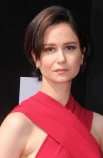 KATHERINE WATERSTON at Ridley Scott Hand and Footprint Ceremony in Hollywood 05/17/2017