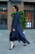 KATHERINE WATERSTON Leaves Bowery Hotel in New York 05/15/2017