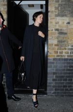 KATHERINE WATERSTON Leaves Chiltern Firehouse in London 05/08/2017