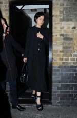 KATHERINE WATERSTON Leaves Chiltern Firehouse in London 05/08/2017