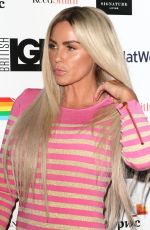 KATIE PRICE at British LGBT Awards in London 05/12/2017