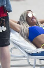 KATIE PRICE in Bikini on the Set of My Crazy Life on Miami Beach 05/03/2017