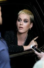 KATY PERRY Arrives at NBC Studios in New York 05/19/2017