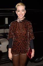 KATY PERRY at China Tang Restaurant in London 05/24/2017