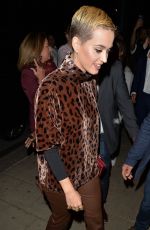 KATY PERRY at China Tang Restaurant in London 05/24/2017