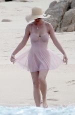 KATY PERRY in Swimsuit at a Beach in Cabo San Lucas 05/11/2-17