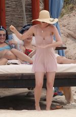 KATY PERRY in Swimsuit at a Beach in Cabo San Lucas 05/11/2-17