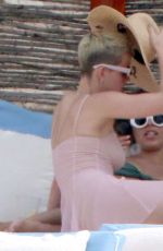 KATY PERRY in Swimsuit at a Beach in Cabo San Lucas 05/11/2-17