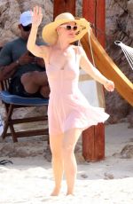 KATY PERRY in Swimsuit at a Beach in Cabo San Lucas 05/11/2-17