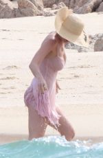 KATY PERRY in Swimsuit at a Beach in Cabo San Lucas 05/11/2-17
