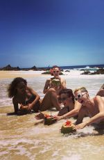 KATY PERRY with Friends in Bikinis on Vacation in Cabo San Lucas, May 2017 Instagram Pictures