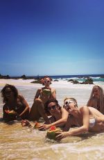 KATY PERRY with Friends in Bikinis on Vacation in Cabo San Lucas, May 2017 Instagram Pictures