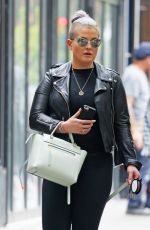 KELLY OSBOURNE Walks Her Dog Out in New York 05/30/2017