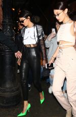 KENDALL JENNER and BELLA HADID Out in New York 04/30/2017