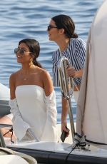 KENDALL JENNER and KOURTNEY KARDASHIAN Leaves Eden Roc Hotel in Antibes 05/23/2017