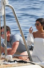 KENDALL JENNER and KOURTNEY KARDASHIAN Leaves Eden Roc Hotel in Antibes 05/23/2017
