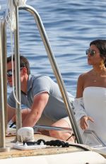 KENDALL JENNER and KOURTNEY KARDASHIAN Leaves Eden Roc Hotel in Antibes 05/23/2017