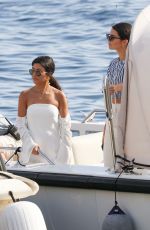 KENDALL JENNER and KOURTNEY KARDASHIAN Leaves Eden Roc Hotel in Antibes 05/23/2017