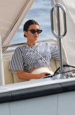 KENDALL JENNER and KOURTNEY KARDASHIAN Leaves Eden Roc Hotel in Antibes 05/23/2017
