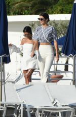 KENDALL JENNER and KOURTNEY KARDASHIAN Out in Antibes 05/23/2017
