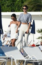 KENDALL JENNER and KOURTNEY KARDASHIAN Out in Antibes 05/23/2017