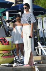 KENDALL JENNER and KOURTNEY KARDASHIAN Out in Antibes 05/23/2017