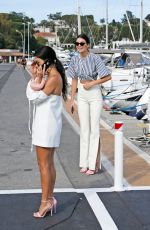 KENDALL JENNER and KOURTNEY KARDASHIAN Out in Antibes 05/23/2017