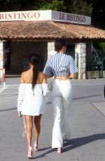 KENDALL JENNER and KOURTNEY KARDASHIAN Out in Antibes 05/23/2017