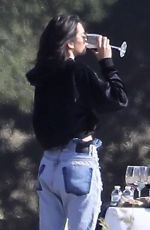KENDALL JENNER at a Vineyard in Santa Barbara 05/12/2017