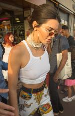 KENDALL JENNER at an Ice Cream Store in Cannes 05/24/2017