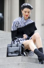 KENDALL JENNER Doing a Photoshoot in Different Locations in New York 05/04/2017