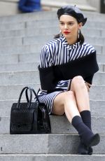 KENDALL JENNER Doing a Photoshoot in Different Locations in New York 05/04/2017