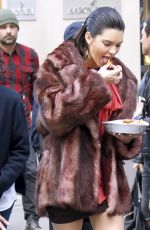 KENDALL JENNER Doing a Photoshoot in Different Locations in New York 05/04/2017