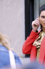 KENDALL JENNER Doing a Photoshoot in Different Locations in New York 05/04/2017