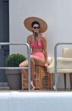 KENDALL JENNER in Bikini at a Yacht in Cannes 05/23/2017