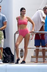 KENDALL JENNER in Bikini at a Yacht in Cannes 05/23/2017