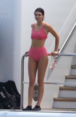 KENDALL JENNER in Bikini at a Yacht in Cannes 05/23/2017