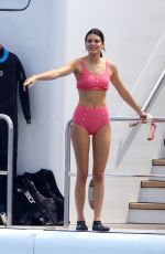 KENDALL JENNER in Bikini at a Yacht in Cannes 05/23/2017