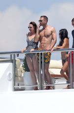 KENDALL JENNER in Bikini with Friends at a Yacht in Cannes 05/23/2017