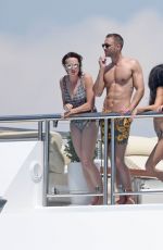 KENDALL JENNER in Bikini with Friends at a Yacht in Cannes 05/23/2017