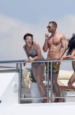 KENDALL JENNER in Bikini with Friends at a Yacht in Cannes 05/23/2017