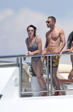 KENDALL JENNER in Bikini with Friends at a Yacht in Cannes 05/23/2017