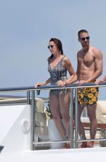 KENDALL JENNER in Bikini with Friends at a Yacht in Cannes 05/23/2017