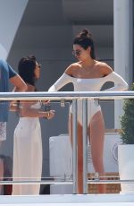 KENDALL JENNER in Swimsuit in Cannes 05/24/2017