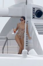 KENDALL JENNER in Swimsuit on a Yacht in Antibes 05/22/2017